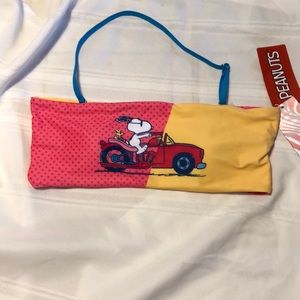 Romwe Peanuts Swim Top only Sz Medium